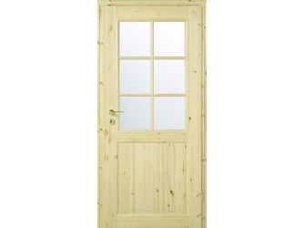 Zimmertür Lack Fichte 2F Gotik weiß LA-6G/9G Massivholz