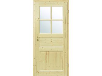 Zimmertür roh Fichte 3F 1/3 LA-4G Massivholz