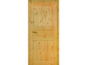 Zimmertür roh Kiefer 3F Massivholz