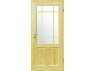 Zimmertür roh Kiefer 4F Gotik weiß LA-9FG Massivholz Zimmertür roh Kiefer 4F Gotik weiß LA-9FG Massivholz
