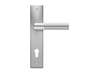 Langschildgarnitur Oregon RLE48 PZ092 73, Profilzylinder Edelst. poliert/matt