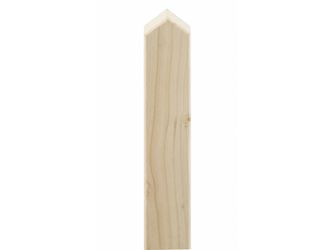 Latte Immenhof Kopf dachförmig gespitzt transparent lasiert -cremeweiss-