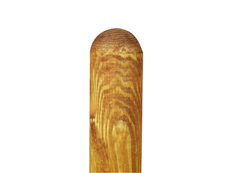 Latte halbrund Rundkopf KD+ braun