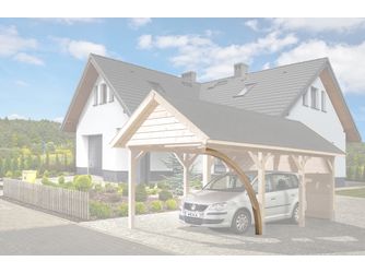 Leimholzrundbogen für Carports 615