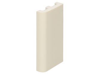 Leiste 12,0x45 mm Hartschaum Creme 500cm