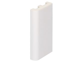 Leiste 12,0x45 mm Hartschaum Weiß (Folie) 500cm