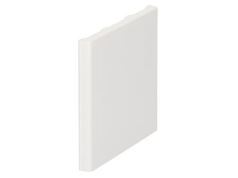 Leiste 7,5x75 mm Hartschaum Weiß 500cm