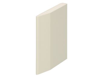 Leiste 9x65mm Hartschaum Creme 600cm
