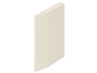 Leiste 9x65mm Hartschaum Creme (Folie) 600cm