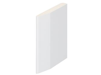 Leiste 9x65mm Hartschaum Weiß (Folie) 600cm