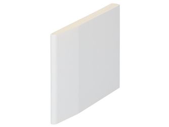 Leiste 9x95mm Hartschaum Verkehrsweiß 600cm