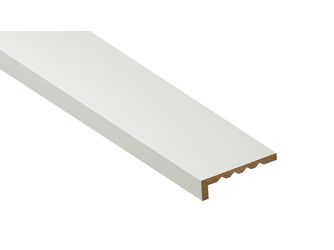 Leiste ADL 120 Uni glanzweiß 2700x120x30mm Leiste ADL 120 Uni glanzweiß 2700x120x30mm