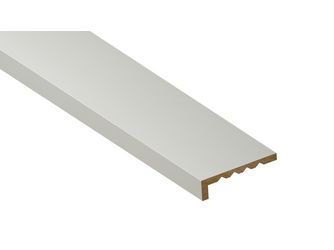Leiste ADL 120 Uni kristallweiß 2700x120x30mm Leiste ADL 120 Uni kristallweiß 2700x120x30mm