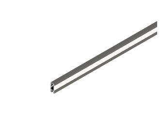 Lichtprofil oben Alu Grau 184x4,1cm, ohne LED