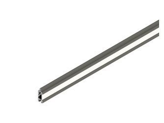 Lichtprofil unten Alu Grau 184x4,1cm, ohne LED