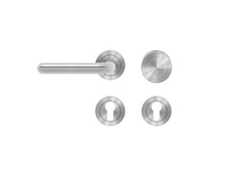 Lignano Steel ER35, Wechselgarnitur links Edelst. matt Lignano Steel ER35, Wechselgarnitur links Edelst. matt