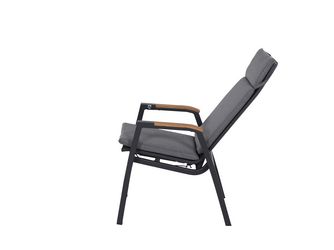 Lindos Relax Move Sessel Alu, matt-anthrazit, Teak Lindos Relax Move Sessel Alu, matt-anthrazit, Teak