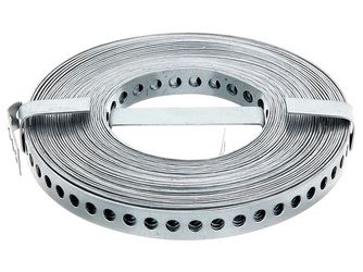 Lochband, sendzimirverzinkt, Breite 12mm, Länge 10 m Lochband, sendzimirverzinkt, Breite 12mm, Länge 10 m