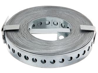 Lochband, sendzimirverzinkt, Breite 20mm, Länge 10 m Lochband, sendzimirverzinkt, Breite 20mm, Länge 10 m