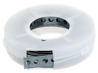 Lochband, sendzimirverzinkt, in Abrollkassette, Breite 12mm, Länge 3,0 m Lochband, sendzimirverzinkt, in Abrollkassette, Breite 12mm, Länge 3,0 m