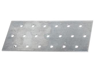 Lochplatte, sendzimirverzinkt, LxB 140x60mm Lochplatte, sendzimirverzinkt, LxB 140x60mm