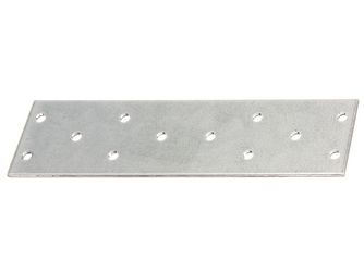 Lochplatte, sendzimirverzinkt, LxB 155x40mm Lochplatte, sendzimirverzinkt, LxB 155x40mm