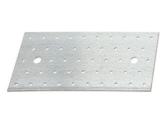 Lochplatte, sendzimirverzinkt, LxB 200x100mm Lochplatte, sendzimirverzinkt, LxB 200x100mm