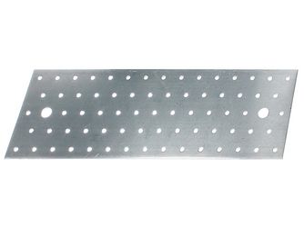 Lochplatte, sendzimirverzinkt, LxB 300x100mm Lochplatte, sendzimirverzinkt, LxB 300x100mm