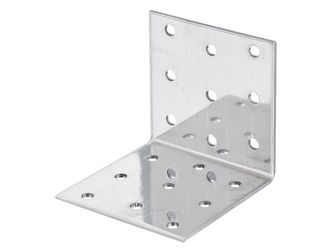 Lochplattenwinkel, sendzimirverzinkt, TxHxB 40x40x60mm, verpackt à 20 St. Lochplattenwinkel, sendzimirverzinkt, TxHxB 40x40x60mm, verpackt à 20 St.