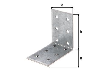 Lochplattenwinkel, sendzimirverzinkt, TxHxB 60x60x40mm, verpackt à 15 St. Lochplattenwinkel, sendzimirverzinkt, TxHxB 60x60x40mm, verpackt à 15 St.