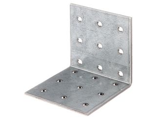 Lochplattenwinkel, sendzimirverzinkt, TxHxB 60x60x60mm, verpackt à 15 St. Lochplattenwinkel, sendzimirverzinkt, TxHxB 60x60x60mm, verpackt à 15 St.