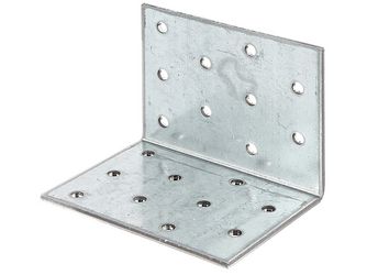 Lochplattenwinkel, sendzimirverzinkt, TxHxB 60x60x80mm Lochplattenwinkel, sendzimirverzinkt, TxHxB 60x60x80mm