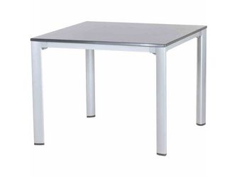 Lofttisch vivodur 95x95cm, AluGest. graphit/vivodur-Tischpl. Schieferopt. Lofttisch vivodur 95x95cm, AluGest. graphit/vivodur-Tischpl. Schieferopt.