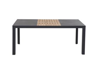 Lugano 180x100cm anthrazit, Gestell aus Aluminium , Tischplatte aus Keramik