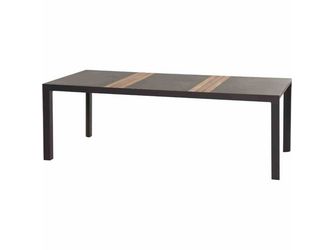 Lugano Dining Tisch 220x100cm anthrazit Gestell aus Aluminium , Tischplatte aus Keramik