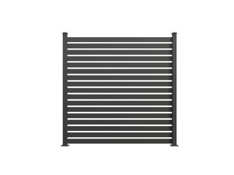 Sichtschutzzaun Aluminium Anthrazit DB 703 "Lumino Edge"
