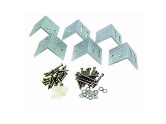 MALÖ-Serie Befestigungs-Set Paket mit 6 Winkeln anthr.