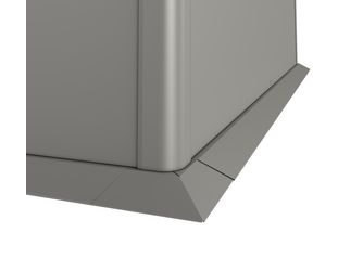 Mähkante 1,5x0,5 quarzgrau- metallic 1640x664x63mm