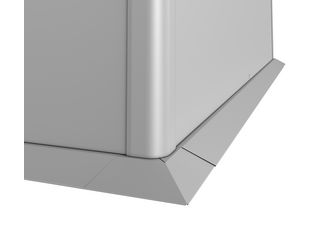 Mähkante 2x1 silber- metallic 2140x1150x63mm