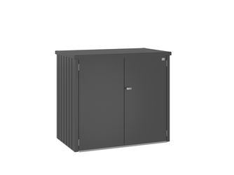 Mülltonnenbox Alex Duo dunkelgrau- metallic 1470x880x1290mm