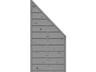 Sichtschutzzaun Fichte Basaltgrau "Madras"