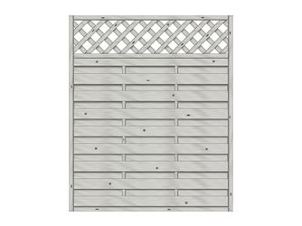 Sichtschutzzaun Fichte Grau "Madras"