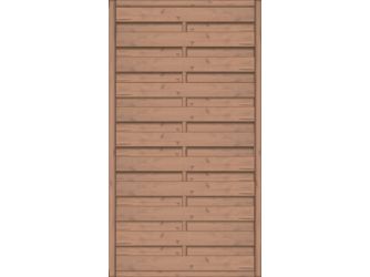 Sichtschutzzaun Fichte Hellbraun "Madras"