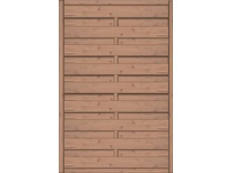 Sichtschutzzaun Fichte Hellbraun "Madras"