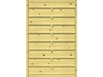 Sichtschutzzaun Fichte KDI Grün "Madras"