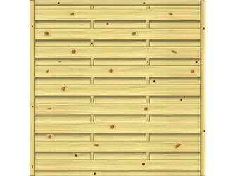 Sichtschutzzaun Fichte KDI Grün "Madras"