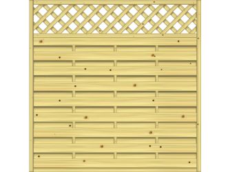 Sichtschutzzaun Fichte KDI Grün "Madras"