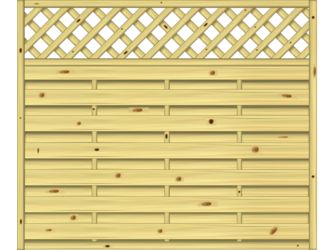 Sichtschutzzaun Fichte KDI Grün "Madras"