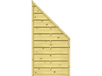 Sichtschutzzaun Fichte KDI Grün "Madras"