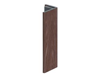 Mammut Abschlussprofil 17mm Braun eiche (Folie) 400cm